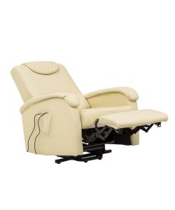 Cosma Poltrona Relax Massaggiante Elettrica Beige per Interno