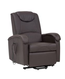 Cosma Poltrona Relax Elettrica Massaggiante Marrone 72x95x106 cm