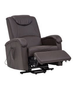 Cosma Poltrona Relax Elettrica Massaggiante Marrone 72x95x106 cm