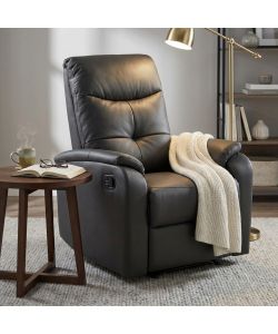 Cosma Poltrona Relax Reclinabile Grigia per Interni 76,5x89 cm