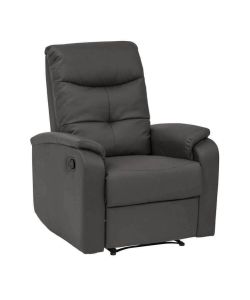 Cosma Poltrona Relax Reclinabile Grigia per Interni 76,5x89 cm
