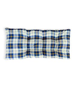 Cosma Cuscino Poltrona Relax Blu 56x16x110 cm Fodera Cotone