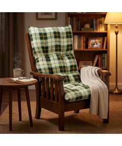 Cosma Cuscino Poltrona Relax Verde 56x16x110 cm Cotone 100% Imbottito