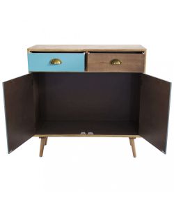 Cosma Mobiletto Surrey 2 Ante 2 Cassetti Multicolor 80x35x83 cm