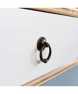 Cosma Mobiletto Barrie 2 Ante 2 Cassetti Marrone Chiaro 80x35x140