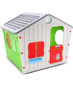 Casetta Village - Casetta in plastica multicolor 140x108x115 cm