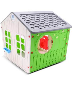 Casetta Village - Casetta in plastica multicolor 140x108x115 cm