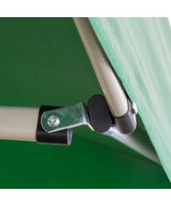 Gazebo richiudibile pieghevole 3 X 3 Verde ricoperto in PVC impermeabile