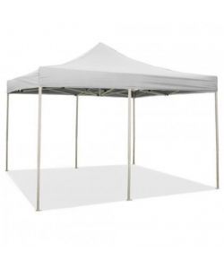 Gazebo richiudibile pieghevole 3 X 6 Bianco ricoperto in PVC impermeabile