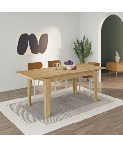 Tolmen Tavolo allungabile rettangolare rovere oak 140x80 cm