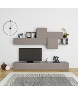 Parete attrezzata Tromen 260 cm. light mocha MTV234475