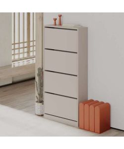 Scarpiera SHC540MOCHA quattro ante a ribalta light mocha