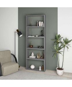Libreria Wish estensibile angolare grigio retro 200h