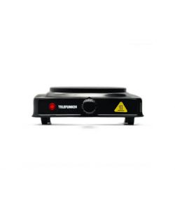 Telefunken Fornello Elettrico Mono Piastra 1000W Nero Cottura Rapida