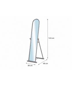 Specchio Autoportante a Figura Intera - 38x48x143 cm