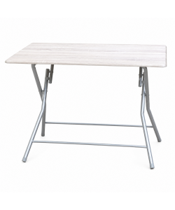 Domo Mea - Tavolo Pieghevole 70 x 100 cm in Metallo e MDF Canadian