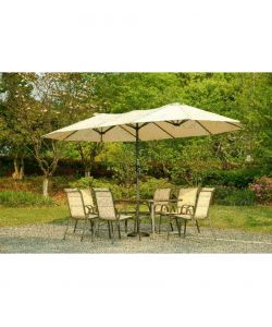 Ombrellone Multiplo in Alluminio Ecru - 270 x 460 cm