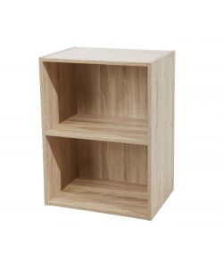 Libreria 2 ripiani 40 x 29 x 54 h cm naturale