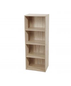 Libreria 4 ripiani 40 x 29 x 106 h cm naturale