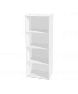 Libreria 4 ripiani 40 x 29 x 106 h cm bianco