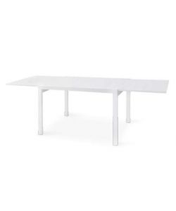 Tavolo City allungabile in larice Grigio Bianco 90x120/240 cm