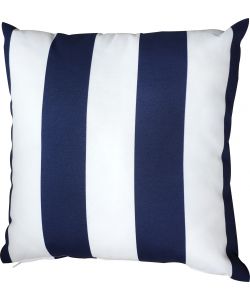 Cuscino a righe blue navy