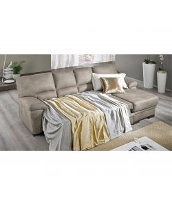 Jupiter Divano Letto Angolare Beige con Penisola Destra 284x90 cm