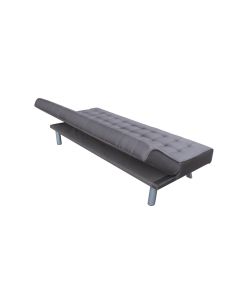 Domo Mea Divano Letto Clic Clak 3 Posti Light Grey - Misure 180x80x77 cm