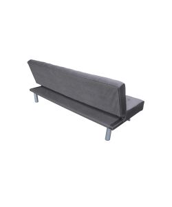 Domo Mea Divano Letto Clic Clak 3 Posti Light Grey - Misure 180x80x77 cm