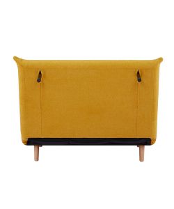 Domo Mea Poltrona Letto Gialla Design Scandinavo - Tessuto Moderno 76x80x74 cm