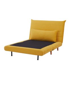 Domo Mea Poltrona Letto Gialla Design Scandinavo - Tessuto Moderno 76x80x74 cm