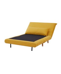 Domo Mea Poltrona Letto Gialla Design Scandinavo - Tessuto Moderno 76x80x74 cm