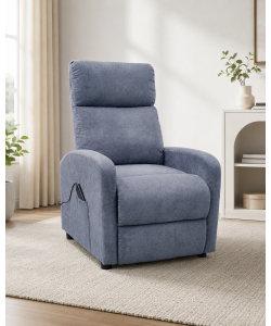 Domo Mea Poltrona Reclinabile Vibromassaggiante Grigia - Comfort e Stile