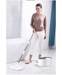 Spin Mop Easy Verde 5L: Mop in Microfibra per Pulizia Efficace