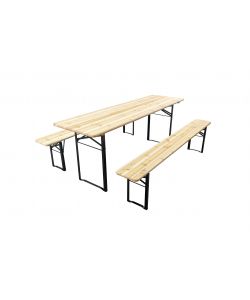 Set birreria tavolo e panche 200x60