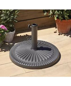 Domo Mea Base per Ombrellone - Nero - 49x33 cm