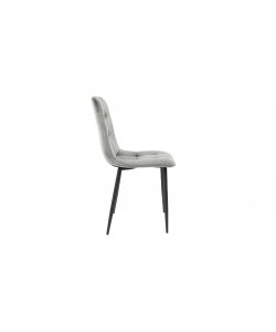 Domo Mea Sedia Baviera Antracite - Design Moderno e Leggero - 43x51x88 cm