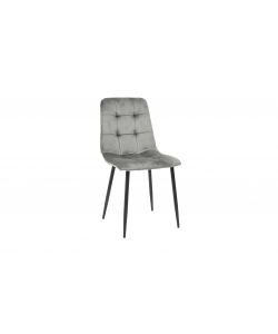 Domo Mea Sedia Baviera Antracite - Design Moderno e Leggero - 43x51x88 cm