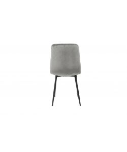 Domo Mea Sedia Baviera Antracite - Design Moderno e Leggero - 43x51x88 cm