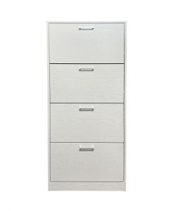 Scarpiera Domo Mea 4 Ribalte Misura 60x24x152,5h Bianca