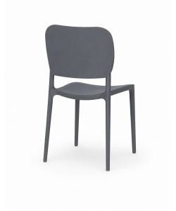 Domo Mea Sedia Orbita - Polipropilene Grigio - 45x56x84 cm