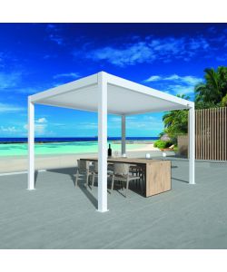 Verdelook Pergola Bioclimatica Atena - Bianca 3x4m in Alluminio