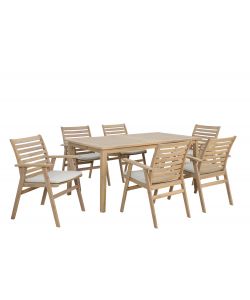 Tavolo Eloise in acacia 170x90x h75 cm
