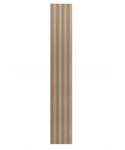 Pannello Decorativo Murale Noce Chiaro - 2900x169x24 mm Montaggio Semplice