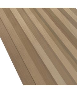 Pannello Decorativo Murale Noce Chiaro - 2900x169x24 mm Montaggio Semplice