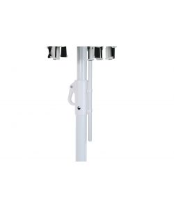 Dr. C. Tubo Inferiore Alluminio D.32mm con Trivella per Ombrelloni Esterni