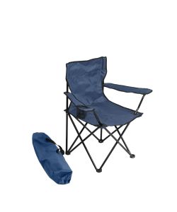 Domo Mea Sedia Batman Blue Navy Pieghevole - Ergonomica con Portabicchiere