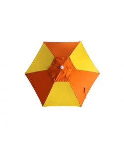 Dr. C Ombrellone Antivento Diametro 220 cm Arancione e Giallo