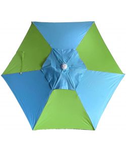 Dr. C Ombrellone Antivento Diametro 220 cm Verde e Blu