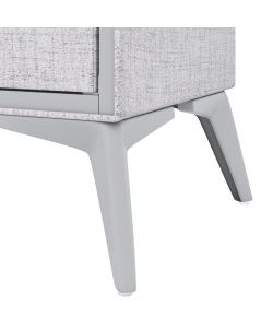 Domo Mea Cassettiera 3 Cassetti Grigio Chiaro - Design Moderno e Pratico